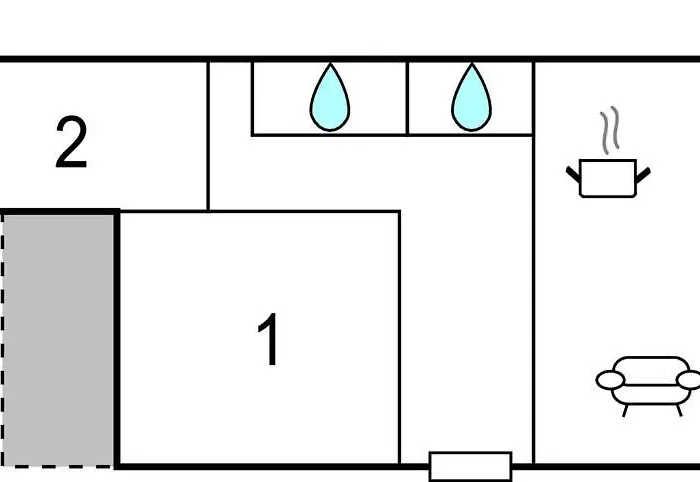 Two-bedroom In Biograd Weißenburg